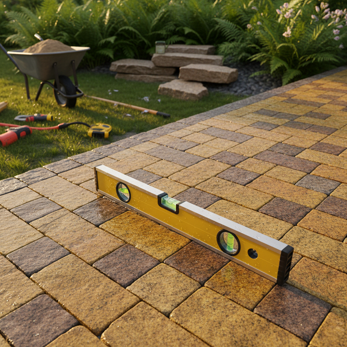 Anlæg af ny terrasse: Alt om det korrekte fald og regler for belægning (2026 Guide)