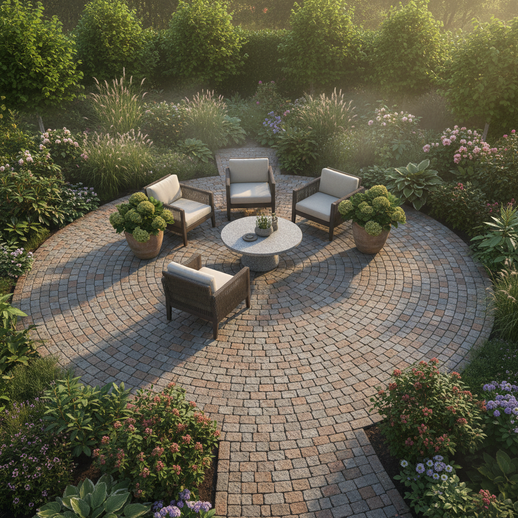 Cirkelterrasser: Skab dynamik og bryd de firkantede former i haven