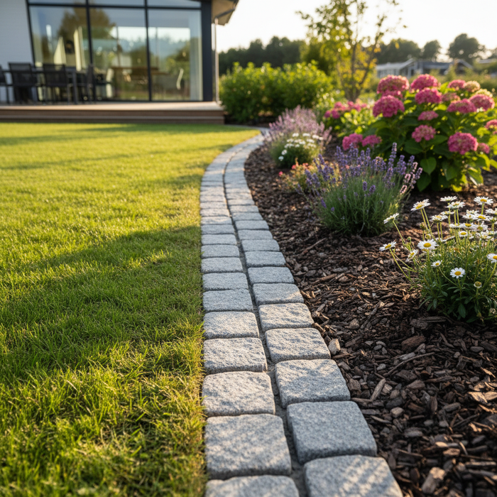 Kantafgrænsning: Den ultimative guide til at holde græs og bed adskilt med sten