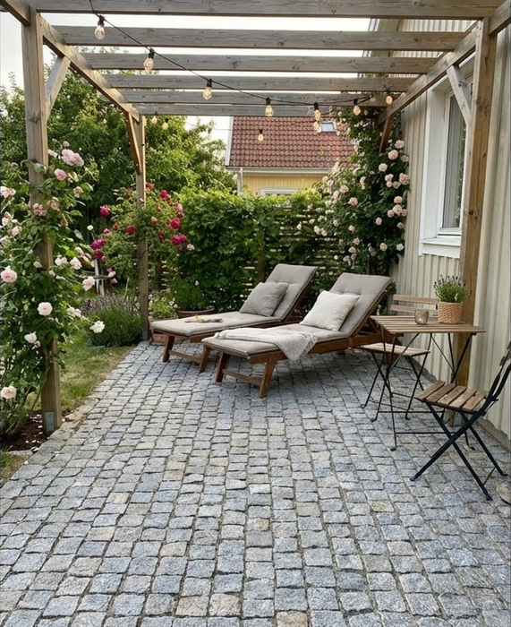 Chaussesten, Portugisisk i lys grå