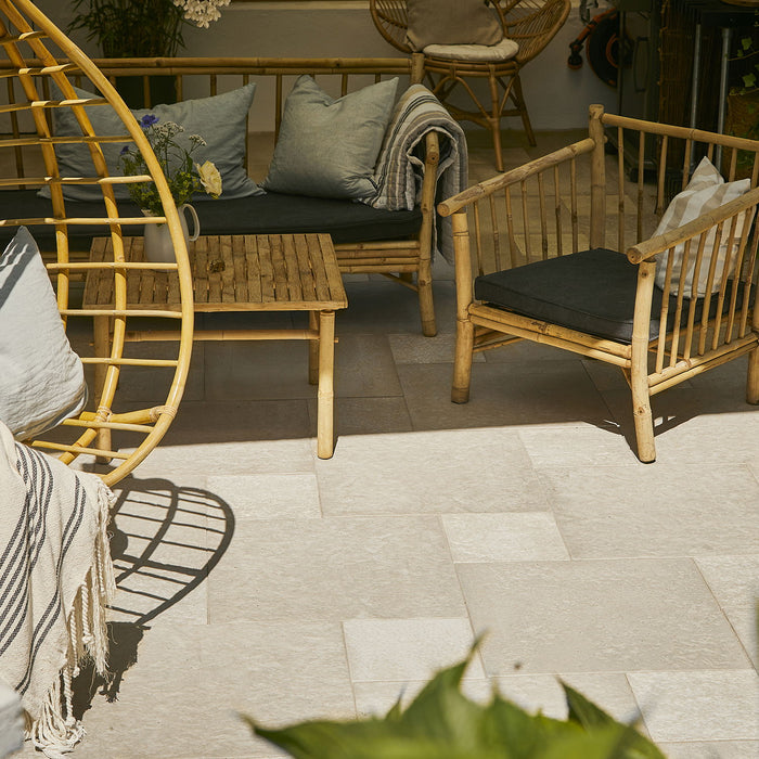 IBF Struktur 30x60x4 cm Lys sand