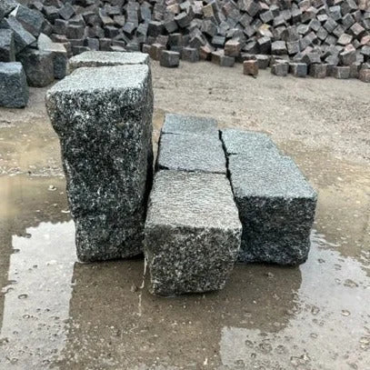 Genanvendte Brosten Stokhugget i grå/sort