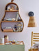 Mini Sole Stol Natur Bambus