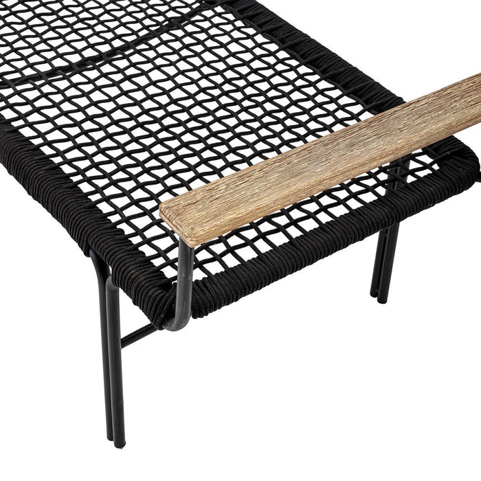 Mundo Bænk Sort Metal