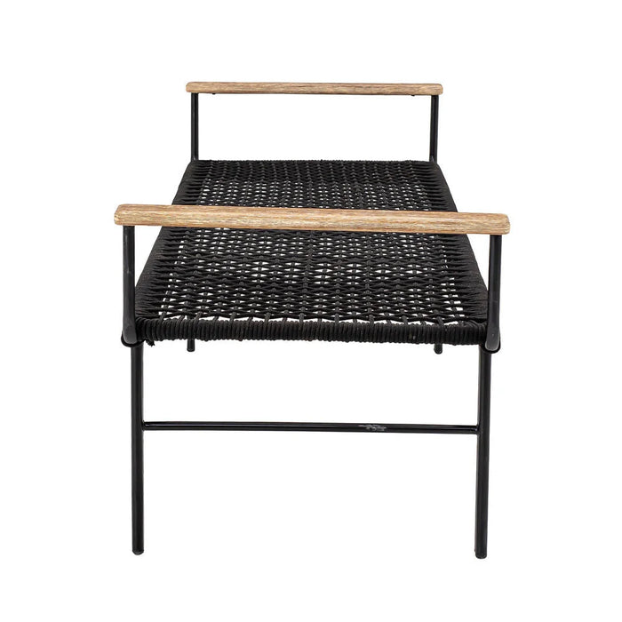 Mundo Bænk Sort Metal